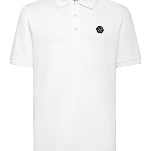 schmale Passform Polo Hemd ss Totenschädel Gang
