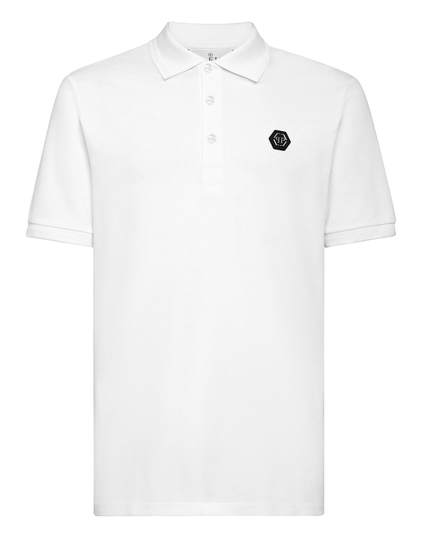 Schmale Passform Polohemd SS Skully Gang