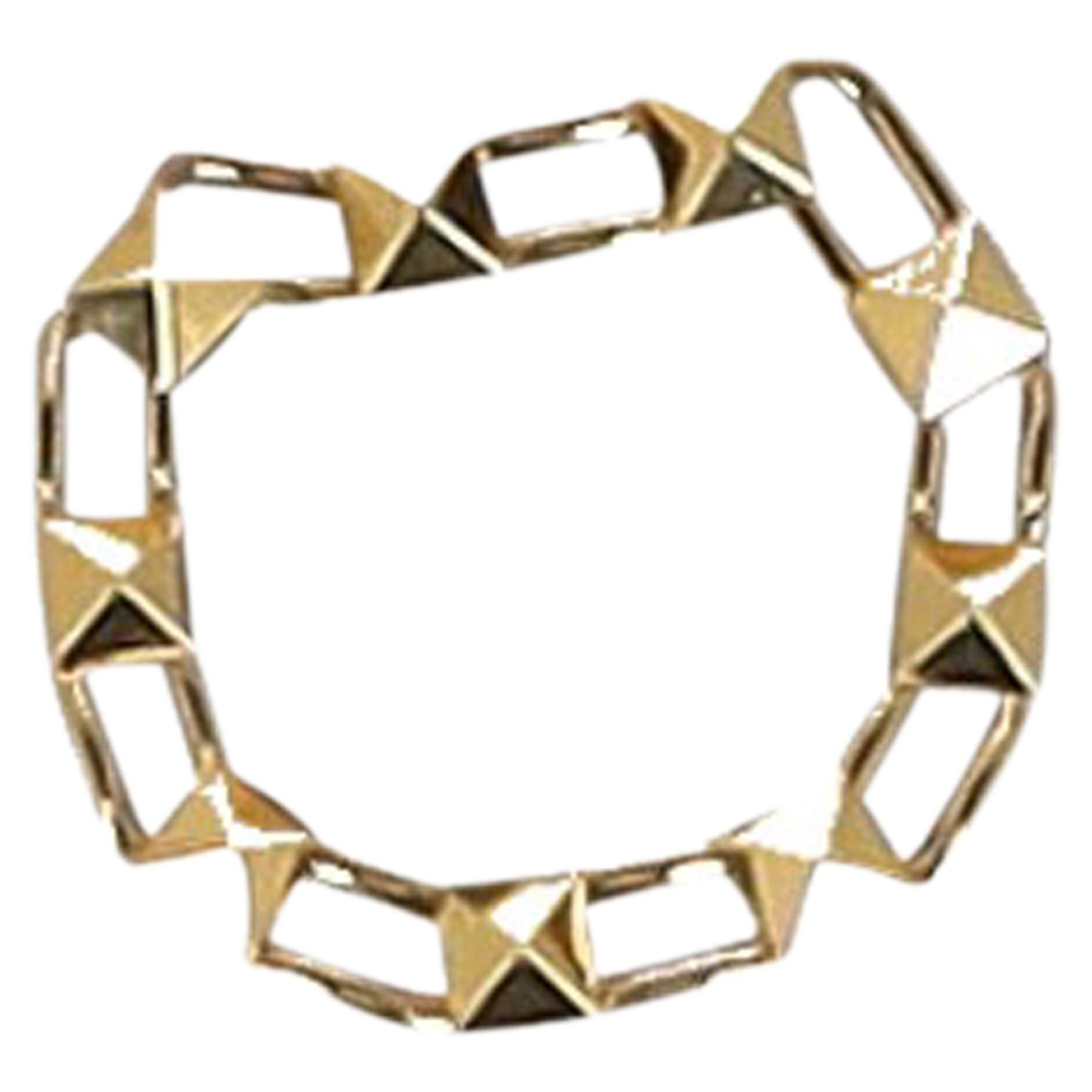 Valentino Rockstud Armband aus Gold Metall