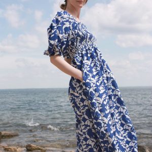 Animal World Seidenkleid aus Baumwolle