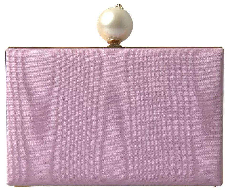 Dolce & Gabbana Seide Rahmen Clutch Abend Party Geldbörse Damentasche (Pre-Owned)