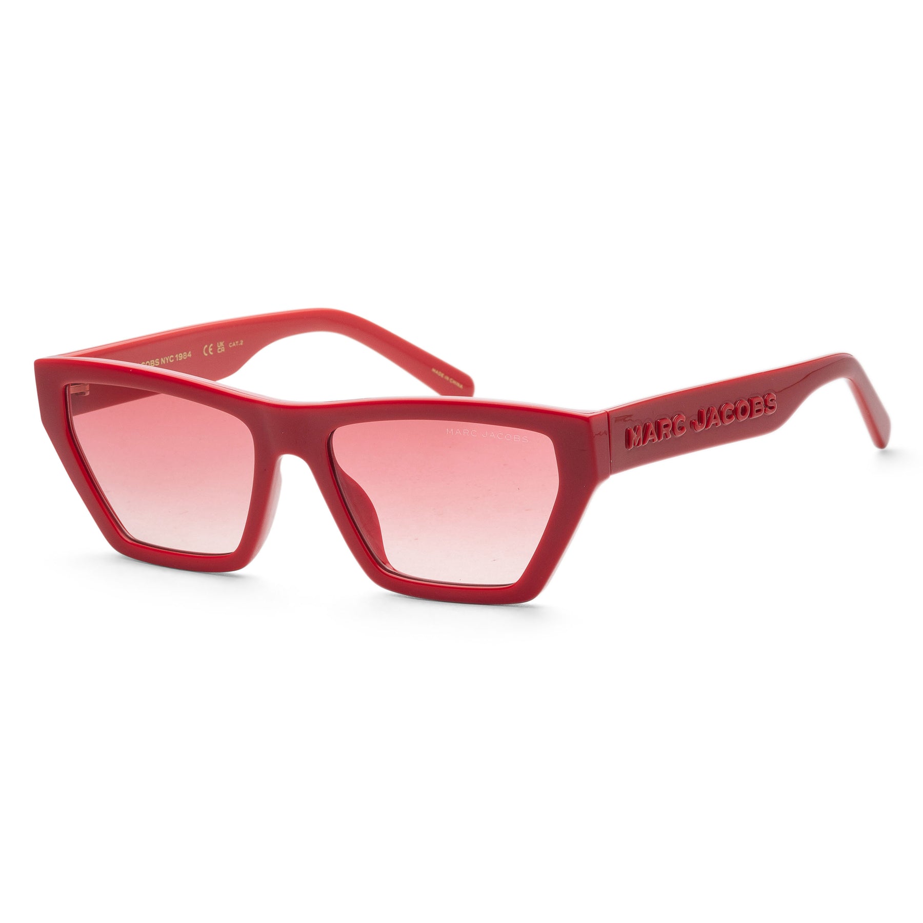 Marc Jacobs 55mm rote Sonnenbrille für Damen