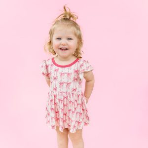 Schleifendetail niedlich Traum Body Kleid