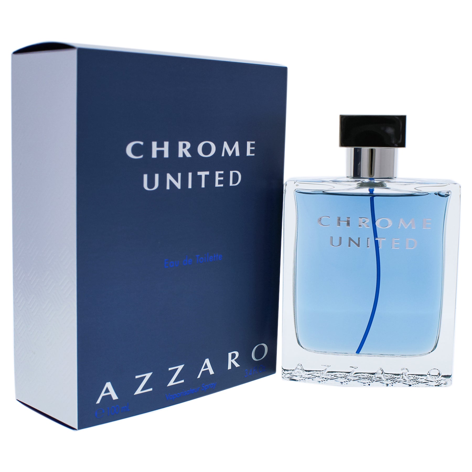 Chrome United von Azzaro for Men – 3.4 oz Eau de Toilette Spray