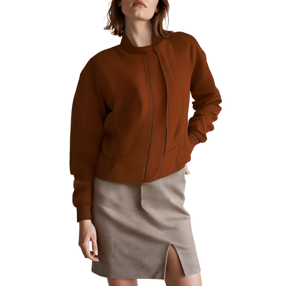 Gerippte Besatz Bomber Jacke