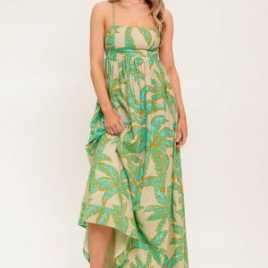 BLOSSOM SPELL Kleid aus gewebtem Maxi