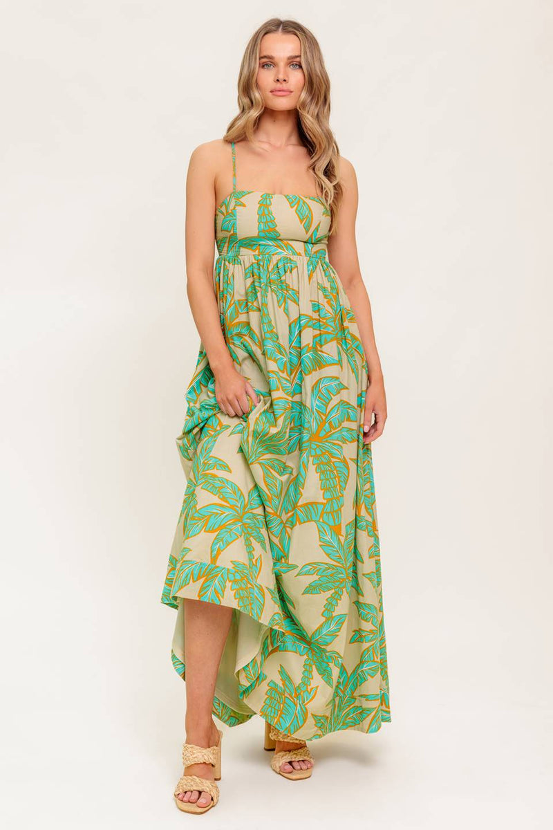 BLOSSOM SPELL gewebt MAXI KLEIDUNG