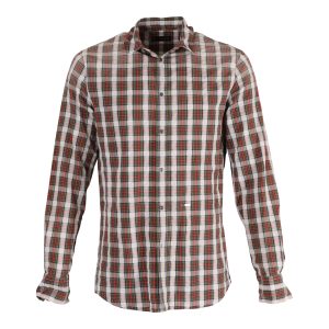 Dsquared2 Checkered Hemd mit Ellenbogen-Patch aus mehrfarbiger Baumwolle 7748647026748