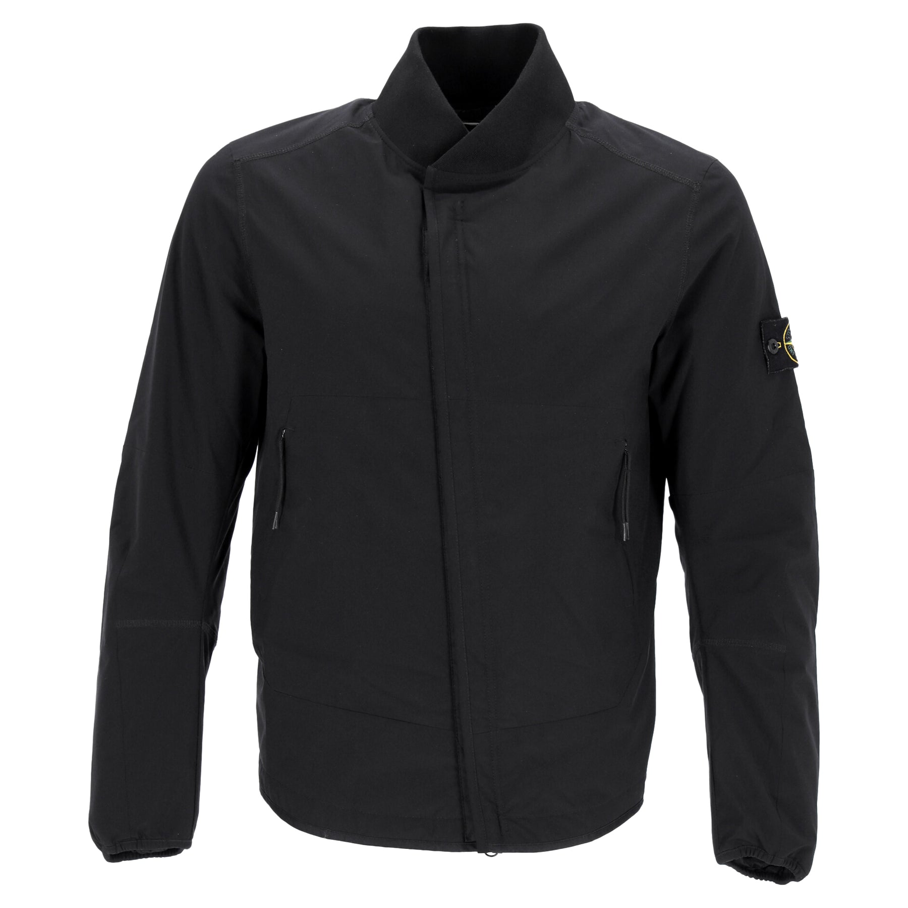 Stone Island weich Shell-R Bomberjacke aus schwarzem Nylon