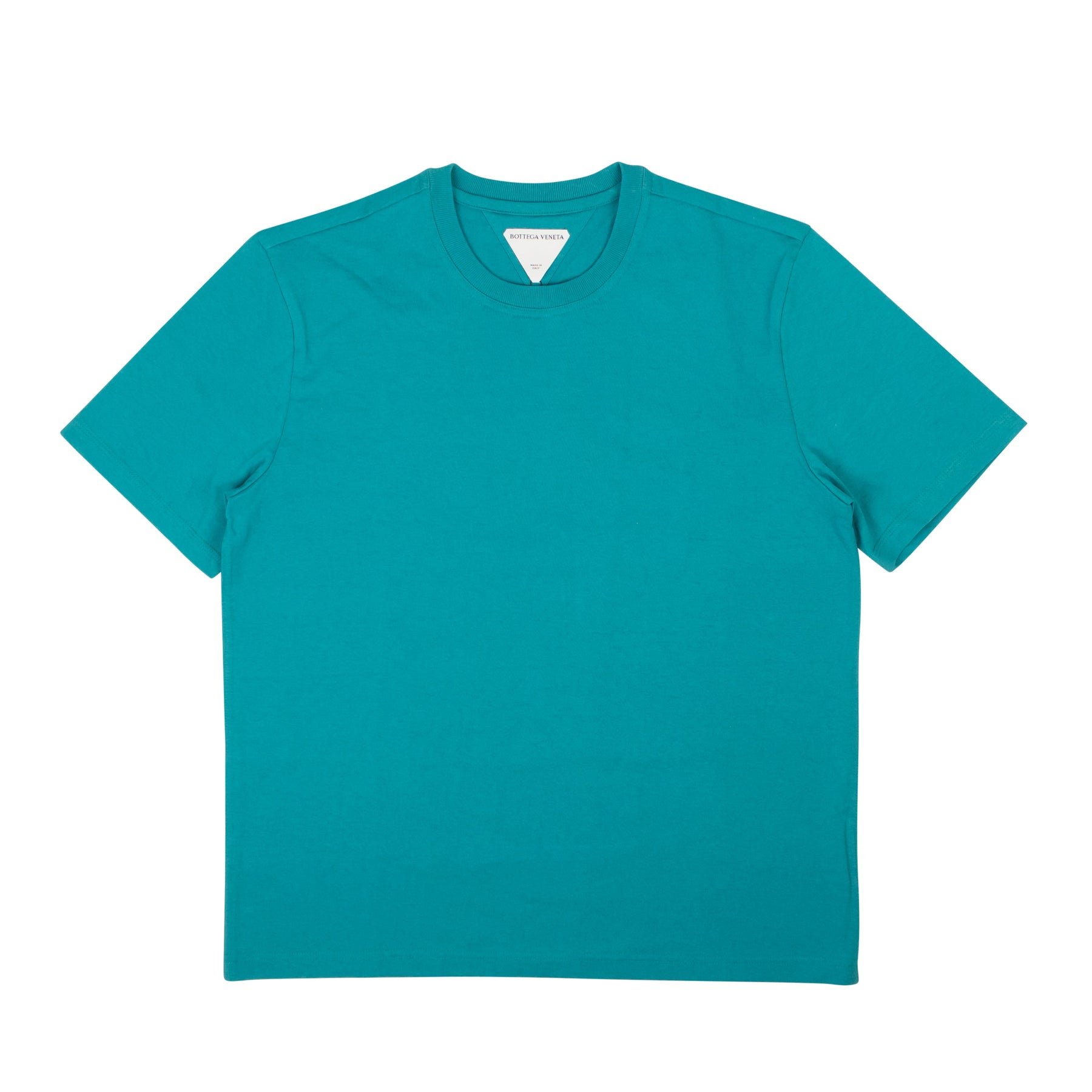 Neu mit Etikett: BOTTEGA VENETA Blue Sunrise Baumwolle Kurzarm-T-Shirt