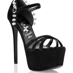 Wildleder Sandalen High Absatzschuhe