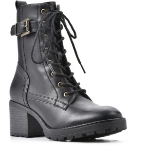 Bradley Kunstleder Knöchel Kampf & mit Schnürschuhe