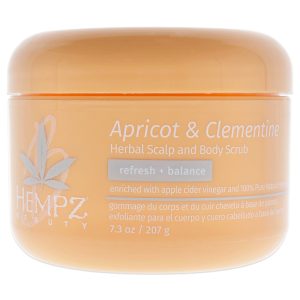 Aprikose und Clementinen Kraut Scrub von Hempz für Unisex – 7,3 oz Scrub