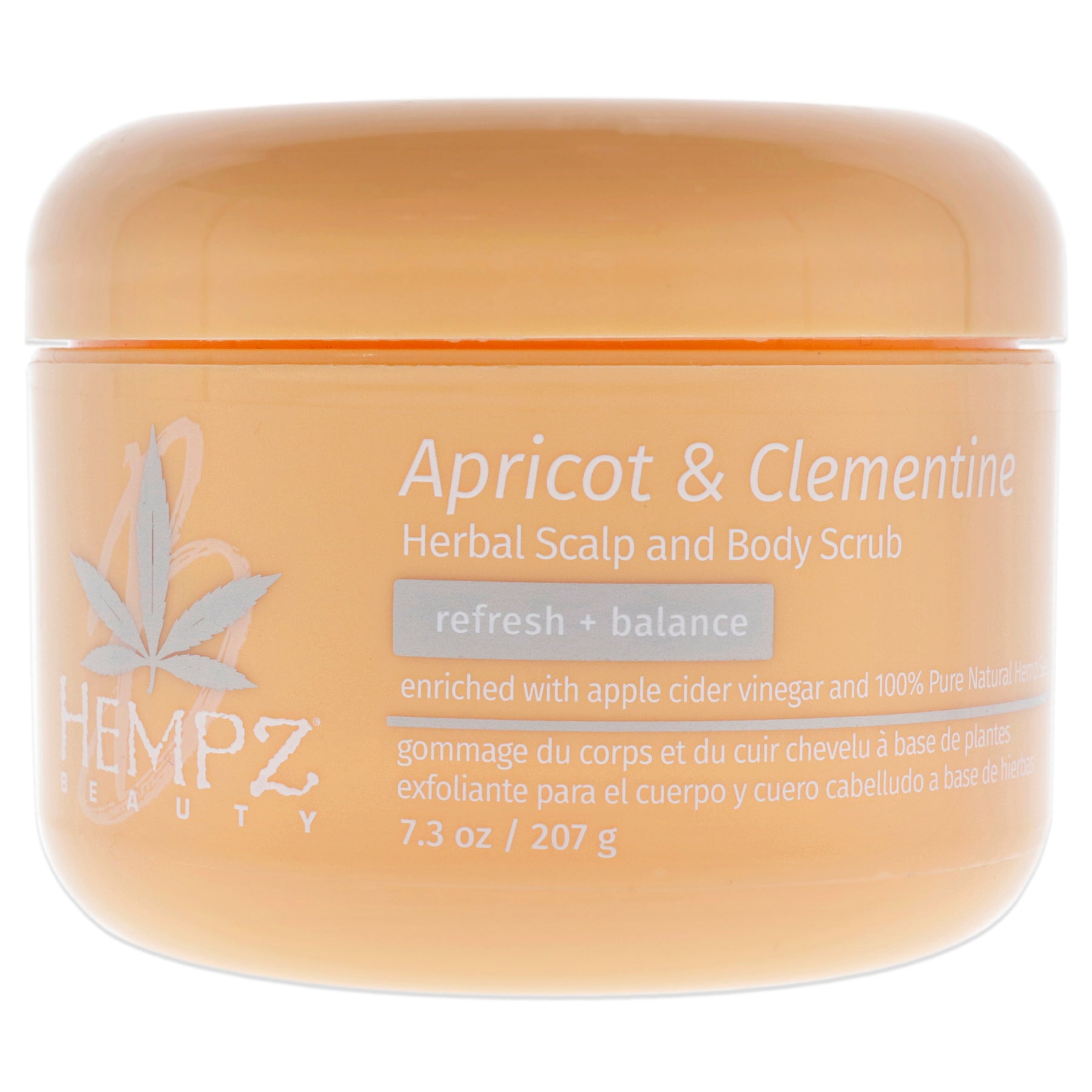 Aprikose und Clementinen Kraut Scrub von Hempz für Unisex – 7,3 oz Scrub
