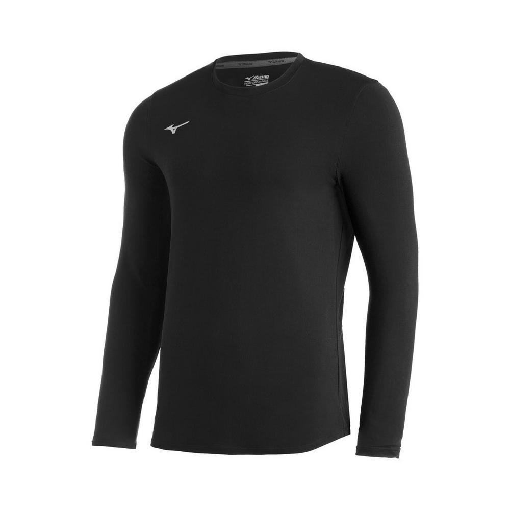 Mizuno Herren Comp Diamant Langarm-Crew
