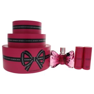 Bonbon by Viktor and Rolf for Damen – 3 Stk Geschenkset 1.7oz Edp Spray, 1.7oz parfümiertes Duschgel, 1.7 Unzen parfümische Körperlotion