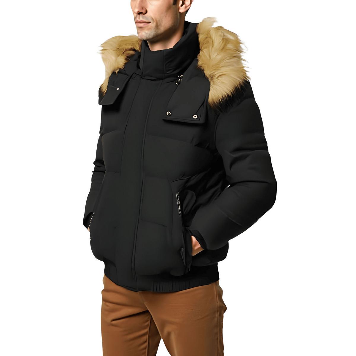 Daunenjacke mit kaltem Wetter