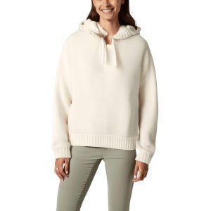 Boucle Kapuzenpullover mit Kapuze