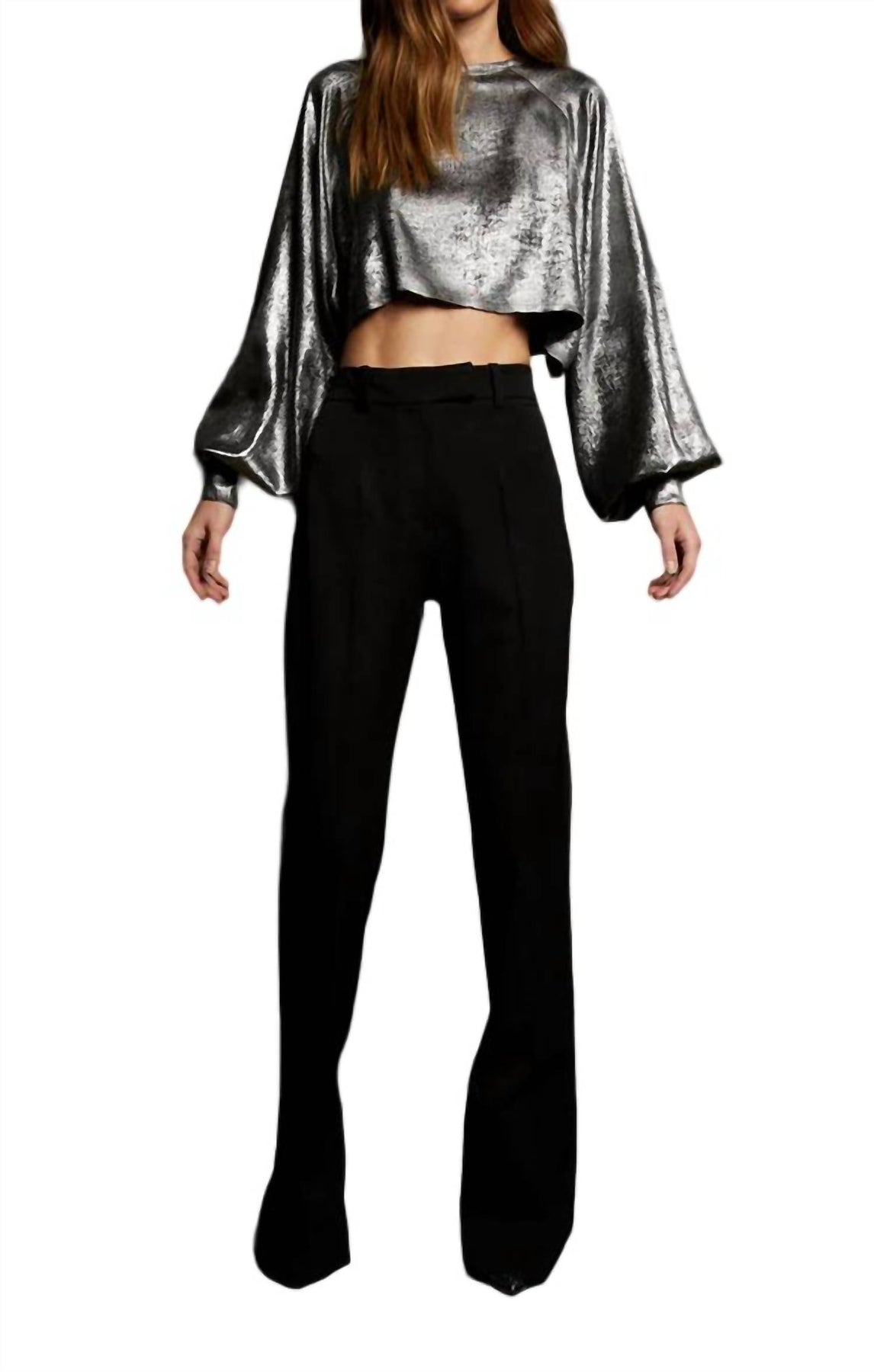 Rey Crop Top in Silber