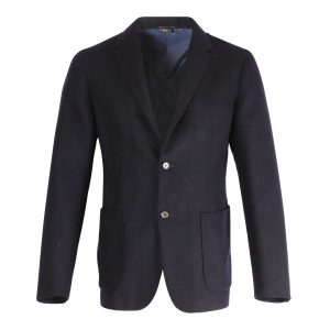 Jil Sander Blazer Jacke in Marine blau Kaschmir 7748643749948