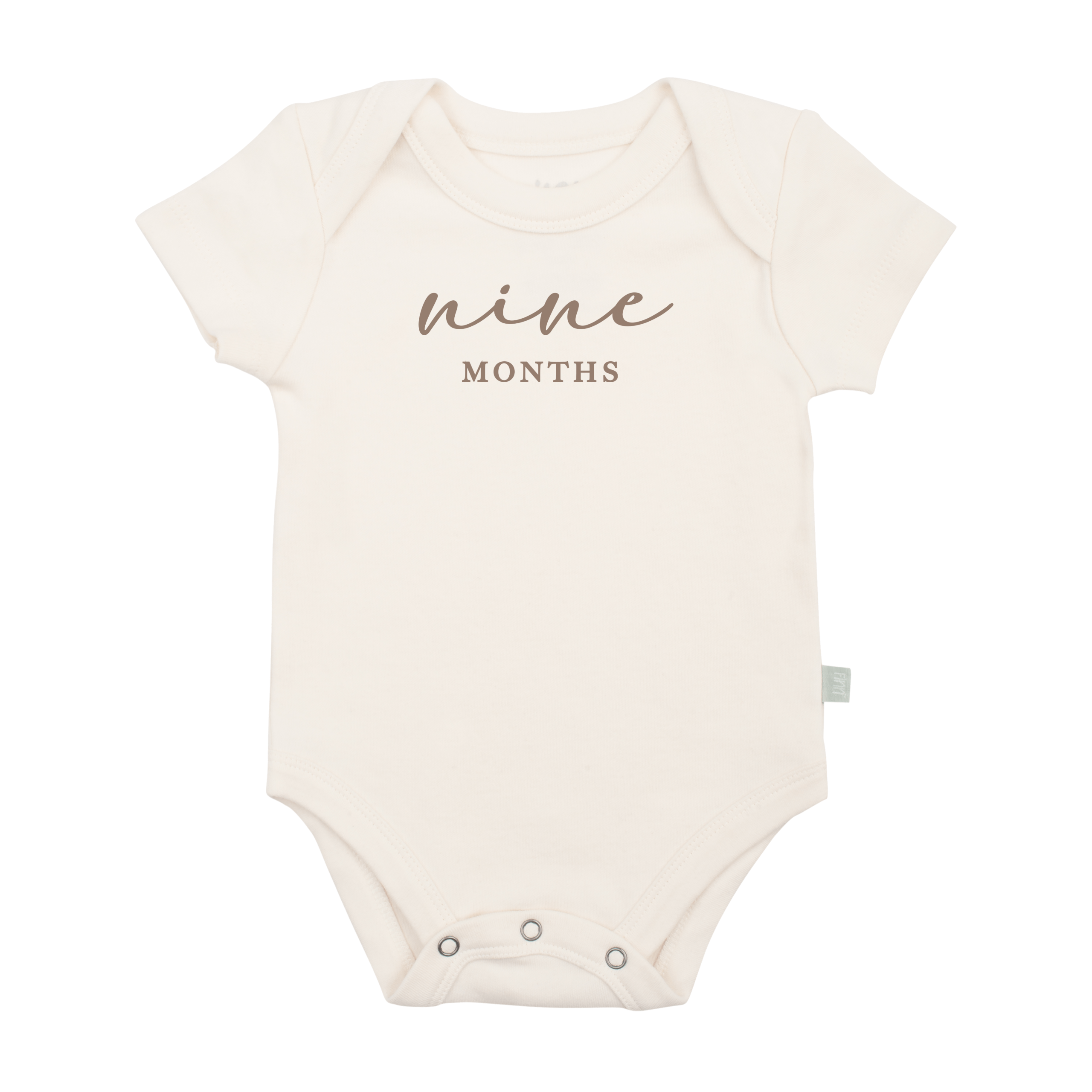 grafischer Body | Neun-Monats-Meilenstein Taupe