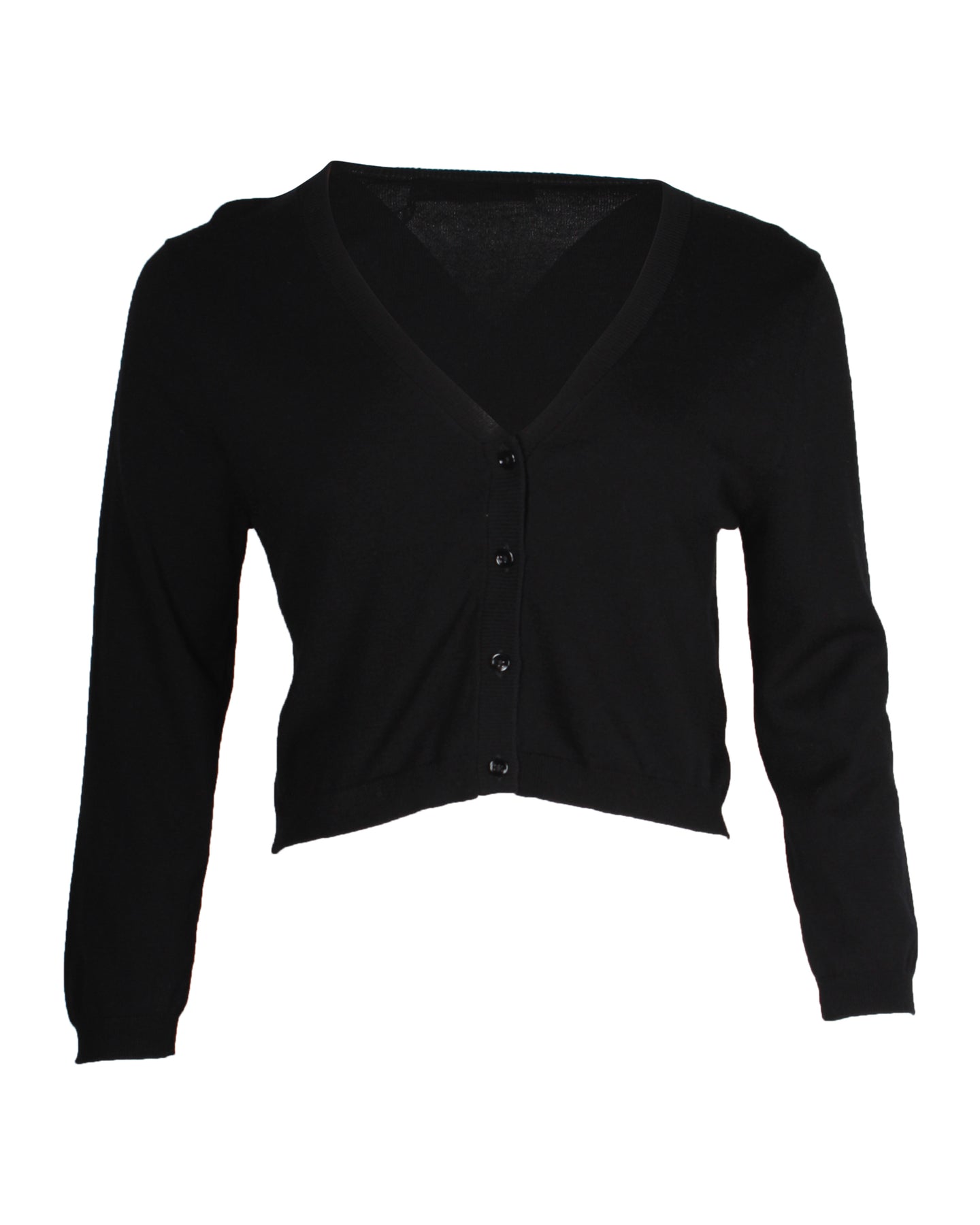 Max Mara Strickjacke aus schwarzer Viskose