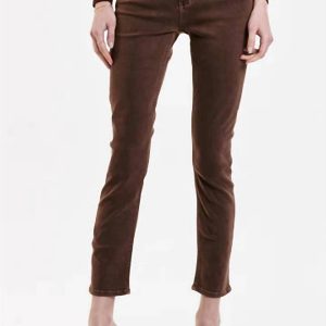 Blair Rootbeer Straight Ankle Jean in braun