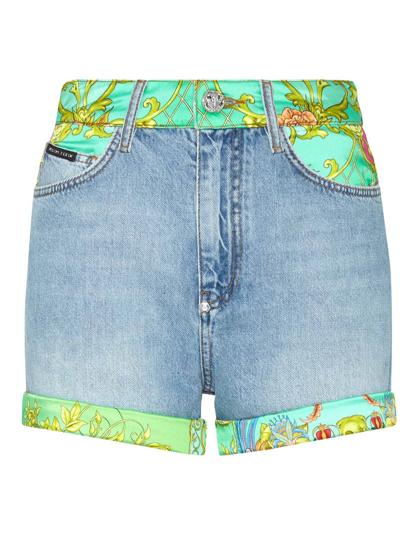 Denim Hohe Taille Hot Hoseneinsatz New Baroque