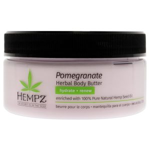 Pomegranate Kräuterkörperbutter von Hanfz für Unisex – 8 Unzen Körperbutter