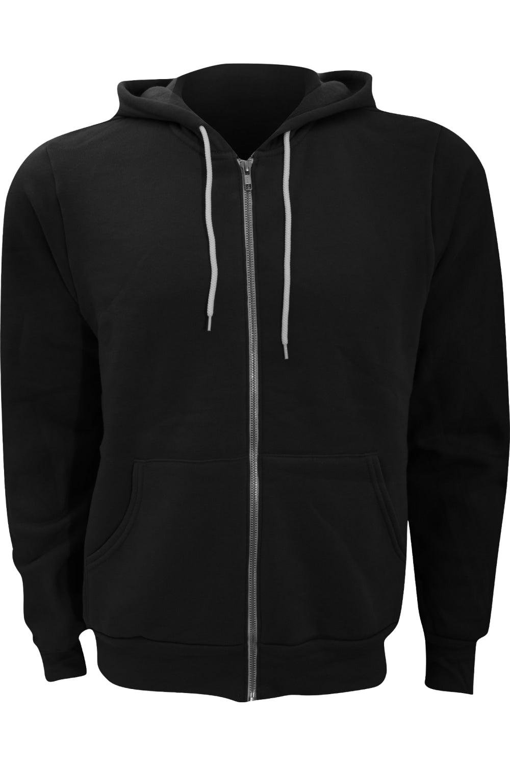 Canvas Unisex Reißverschluss Polycotton Fleece Kapuzenpullover / Kapuzenpullover