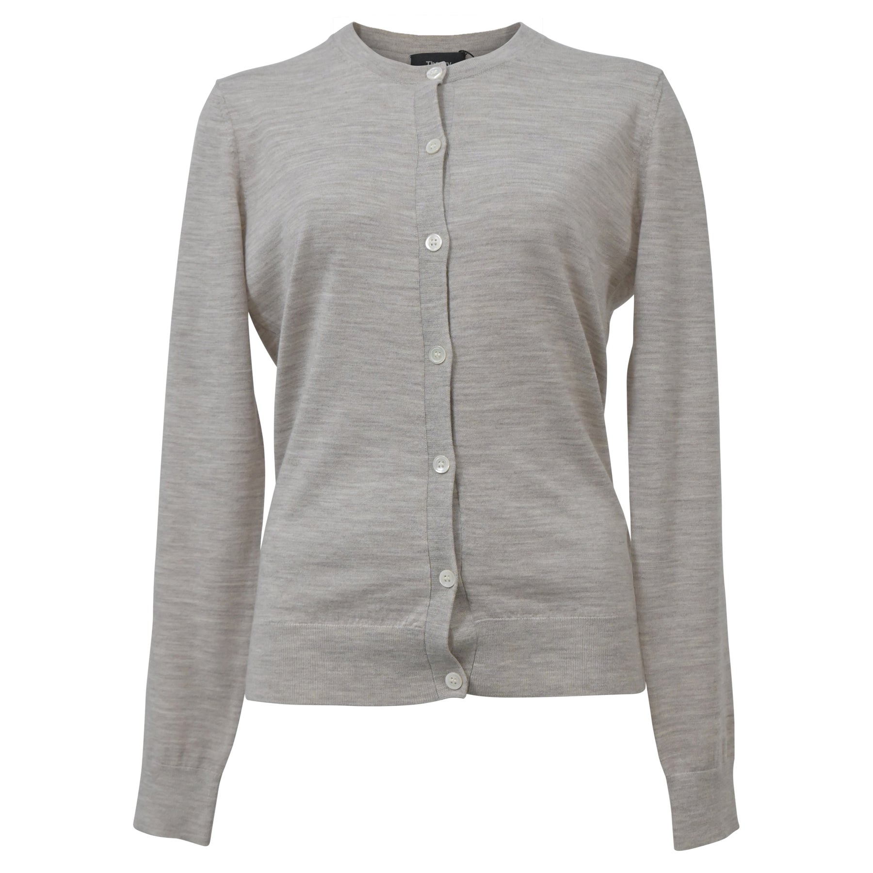 Theory Schal aus Baumwolle in Beige