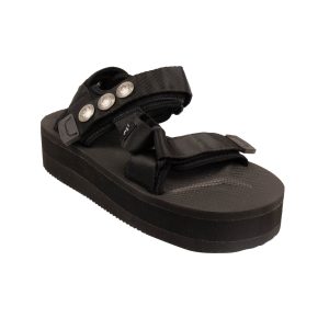 John Elliott X Blackmeans X Suicoke Yucca Sandalen – Schwarz
