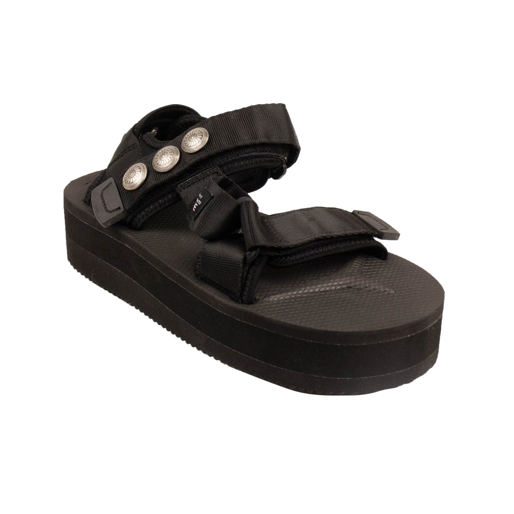 John Elliott X Blackmeans X Suicoke Yucca Sandalen – Schwarz