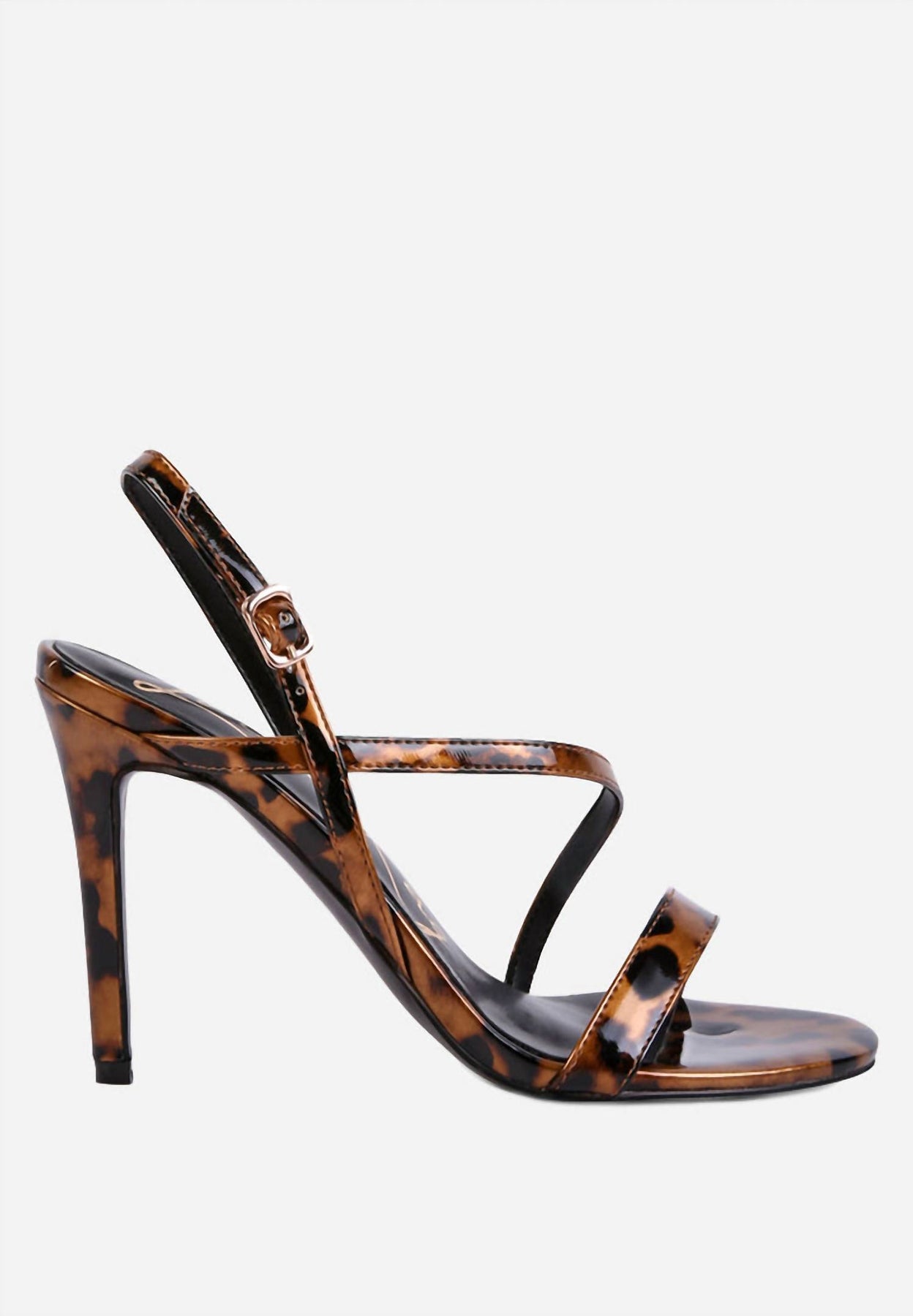 Damen Skyfall Knöchelriemen Sandalen in Leopard
