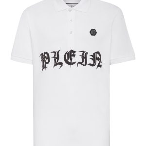 schmale Passform Piquet Poloshirt ss Gothic Plein