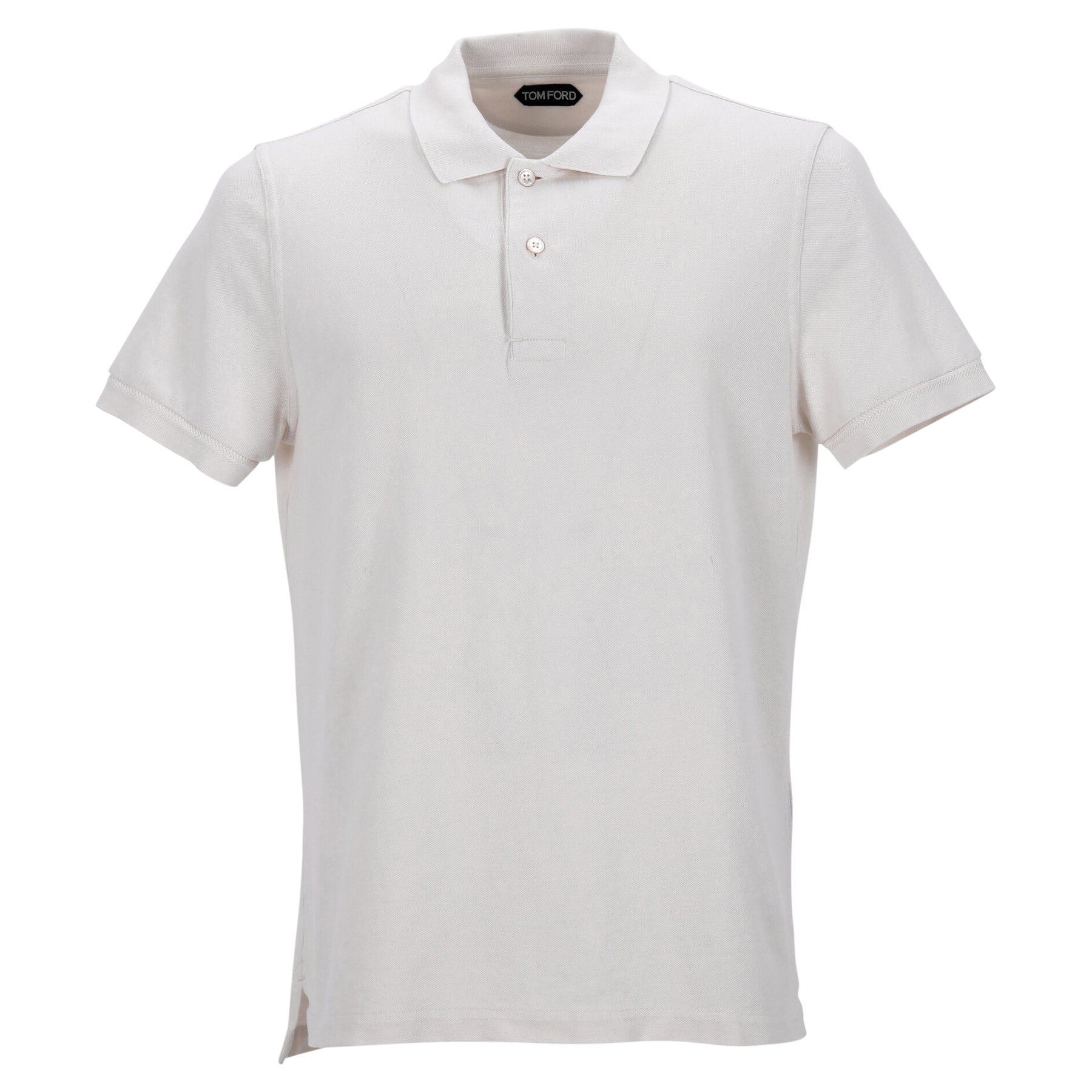 Tom Ford Poloshirt aus weißer Baumwolle