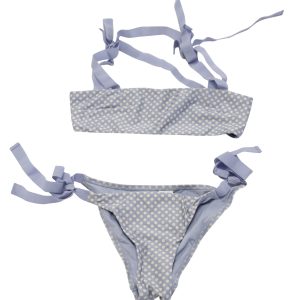 Zimmermann Polka Dot Bikini aus blauem Polyamid