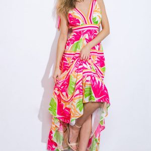 TAKE THE TRAILS Kleid aus gewebtem Maxi