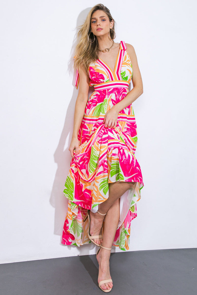 Nehmen Sie die Schleppe MAXI Kleid
