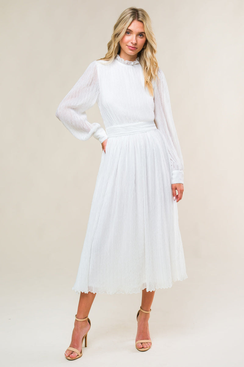 FOREVER WATING gewebt MIDI Kleid