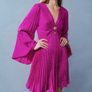 GRACEFUL ENTRANCE SATIN Minikleid