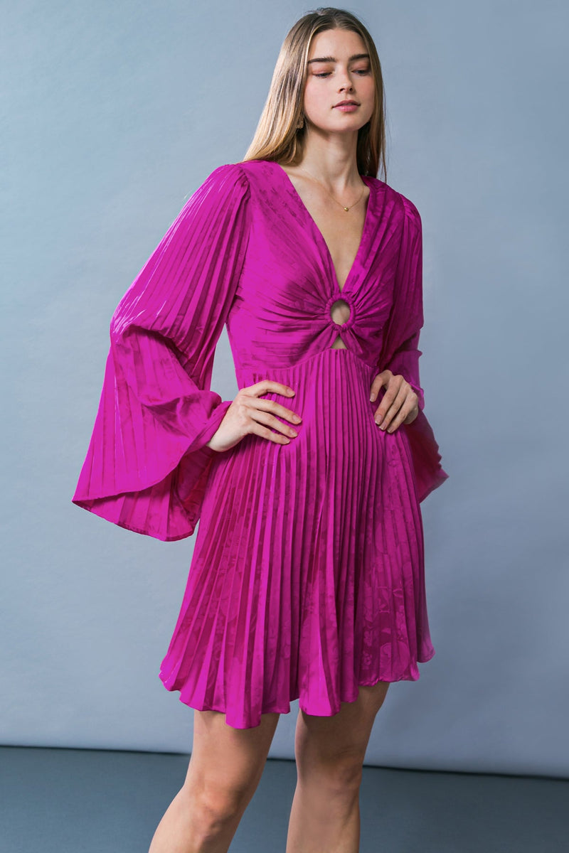GRACEFUL ENTRANCE SATIN MINI Kleid
