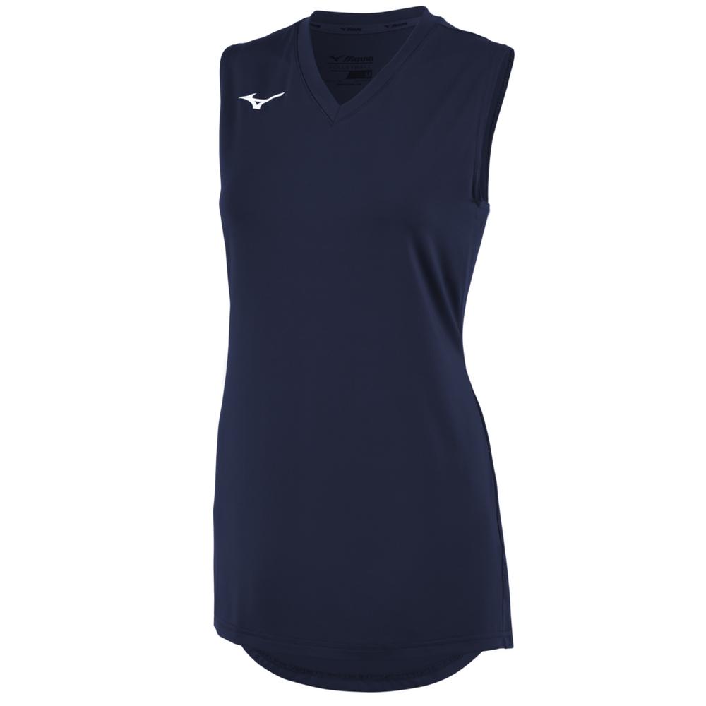 Mizuno Damen ärmelloses V-Ausschnitt Volleyball Jersey