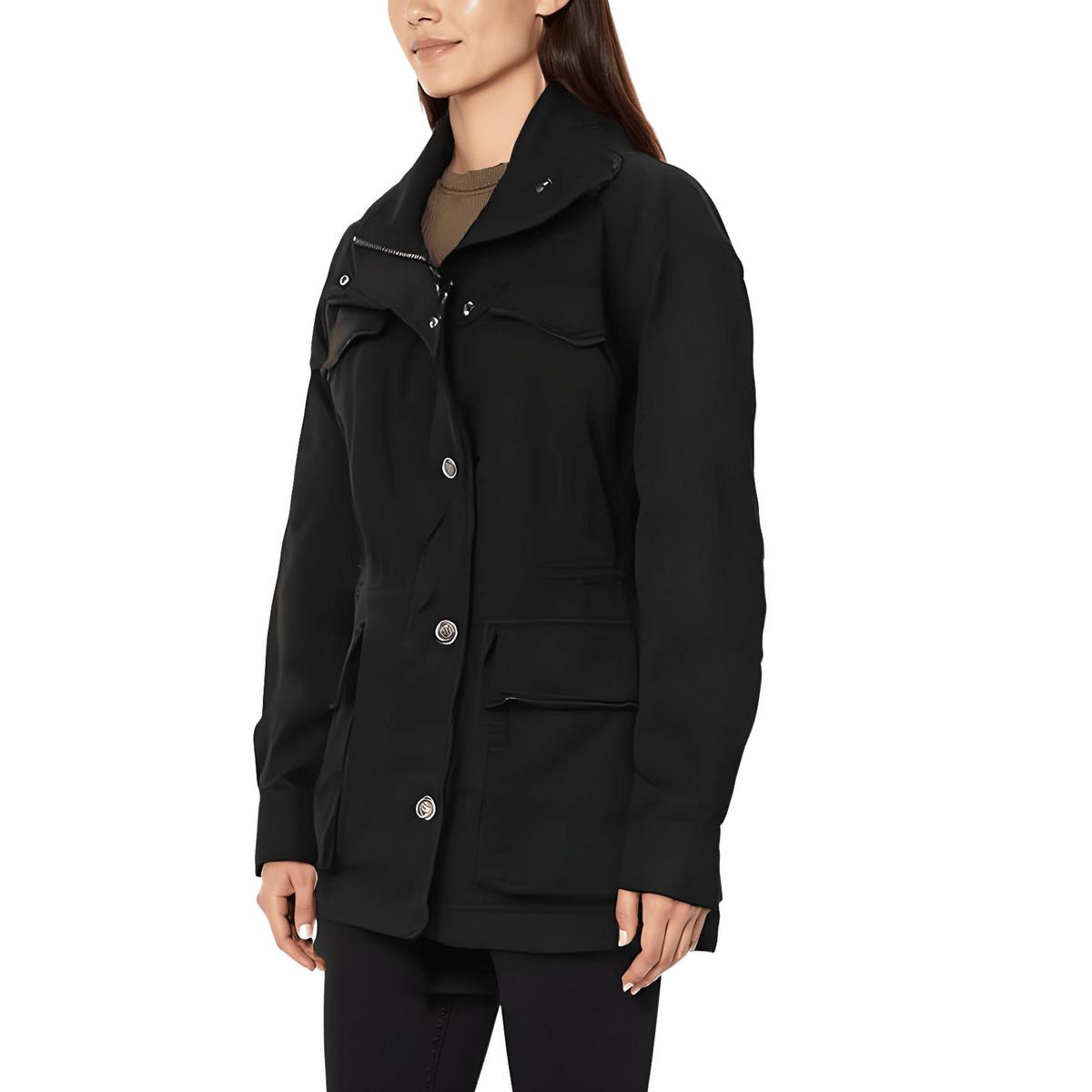 Kordelzug Saum Baumwolle Utility Jacke