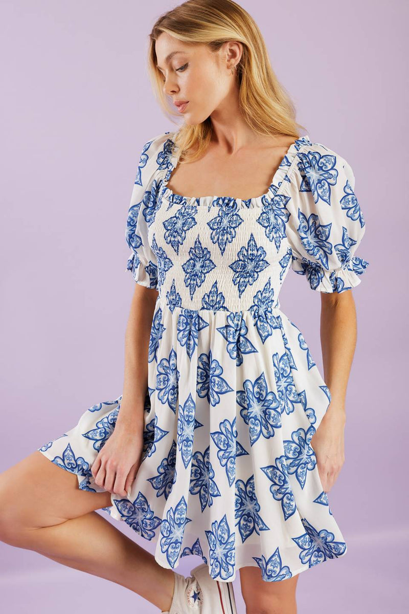 DURCH DIE GARTEN gewebt MINI Kleid