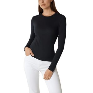 Baumwollpullover mit langen Ärmeln