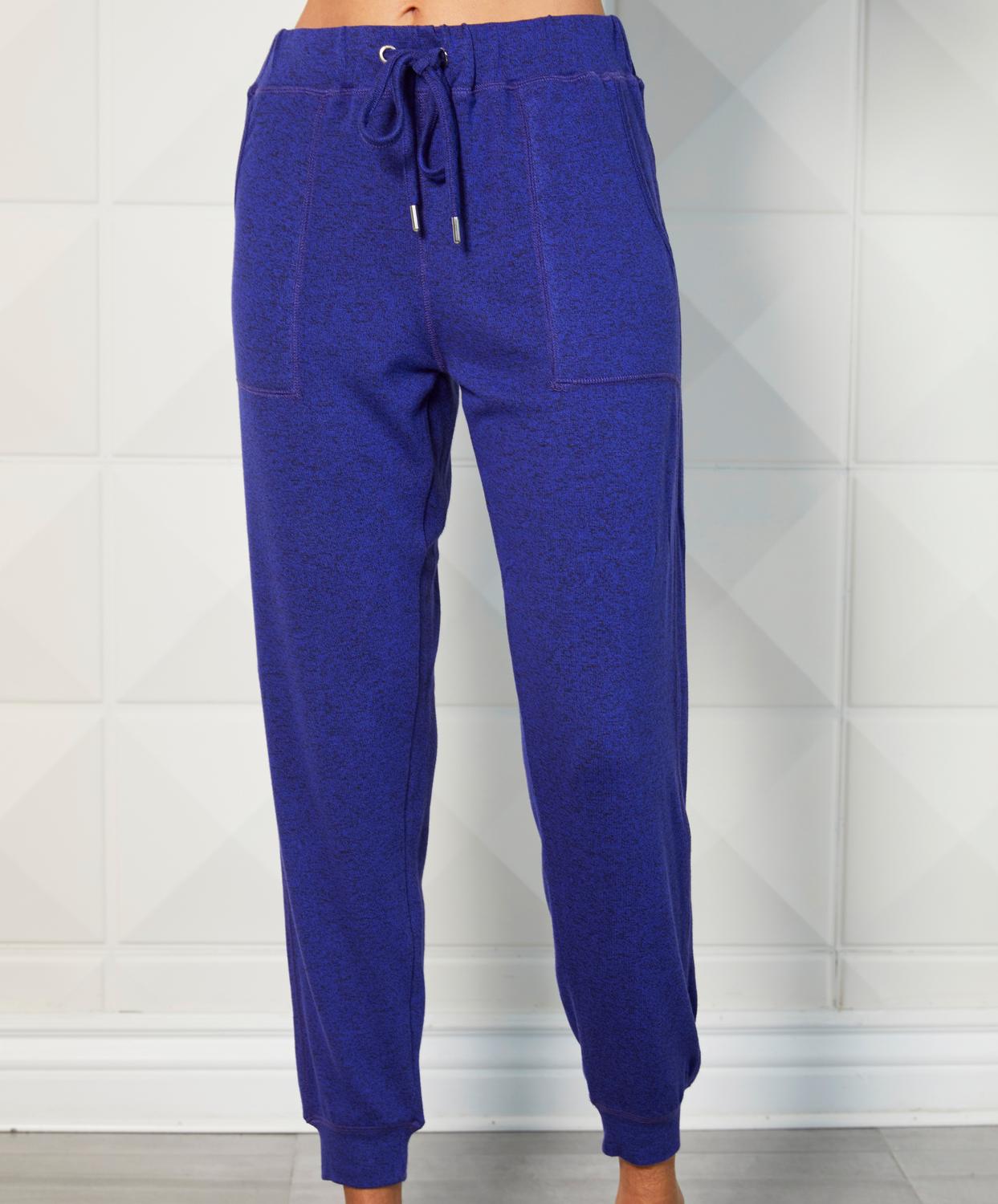 Jogginghosen aus Viskose Indigo
