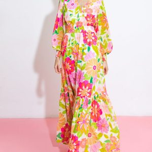 HEADING UPTOWN Kleid aus gewebtem Maxi