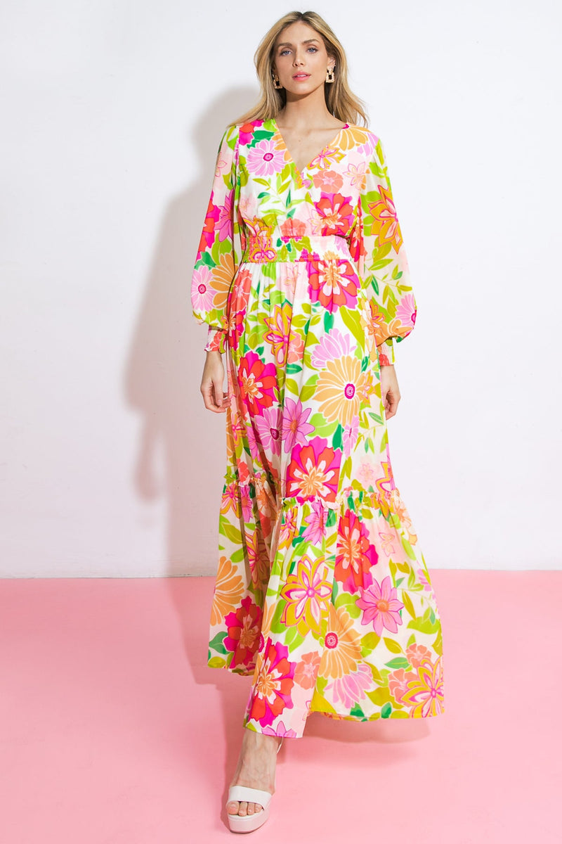 HEADING UPTOWN gewebt MAXI KLEID