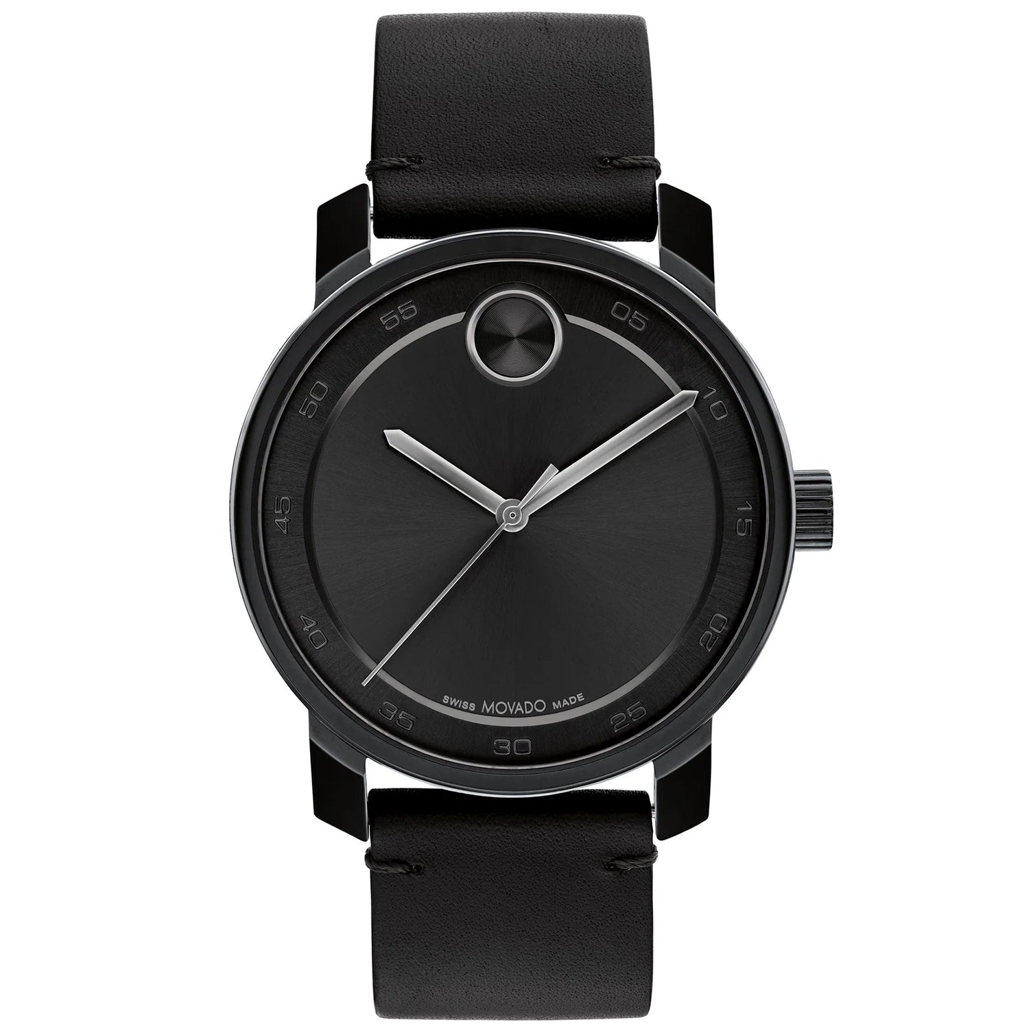 Movado Herren Bold Schwarz Dial Uhr